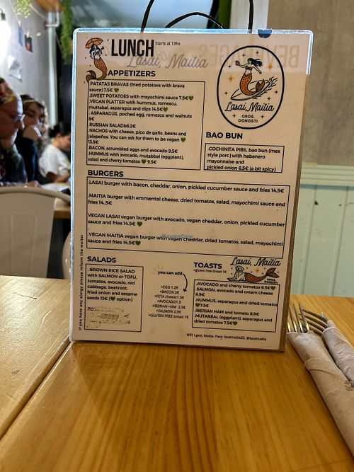   at Lasai Maitia in San Sebastian