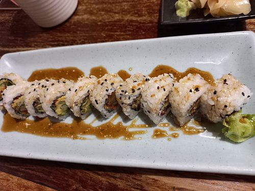 Veggie roll at I Luv Sushi CNX in Chiang Mai