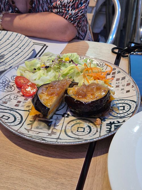 Bocaditos de berenjena con queso vegano at Los Maeras in El Puerto De Santa Maria