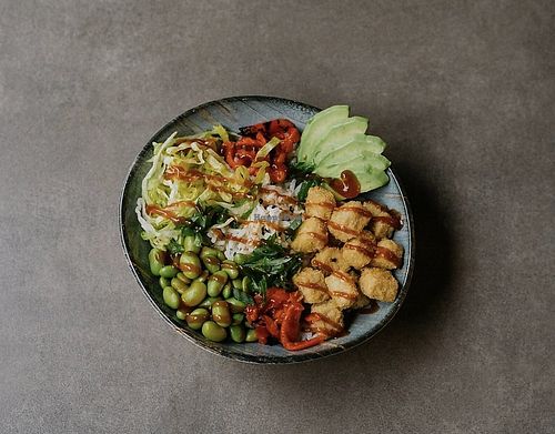 Buddha bowl  at 3Hugs Vegan Brunch Bar in Zagreb