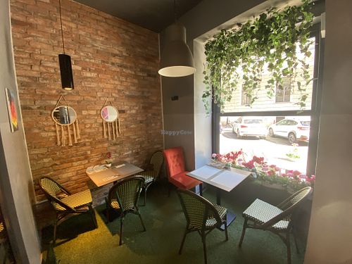 Inside  at 3Hugs Vegan Brunch Bar in Zagreb