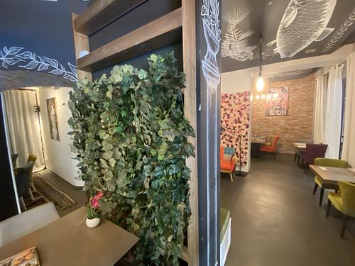 Lots of space  at 3Hugs Vegan Brunch Bar in Zagreb