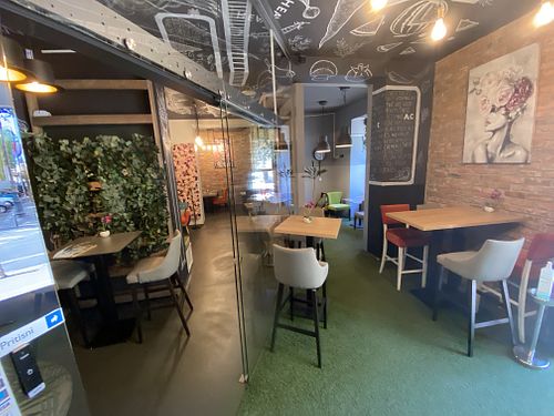 Inside  at 3Hugs Vegan Brunch Bar in Zagreb