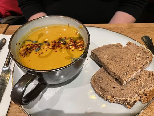 Vegan Pumpkin soup  at 't Wapen van Kennemerland in Haarlem