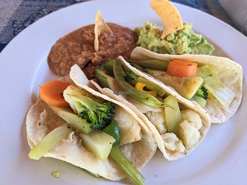 Vegan tacos at El Caballero in Cabo Pulmo
