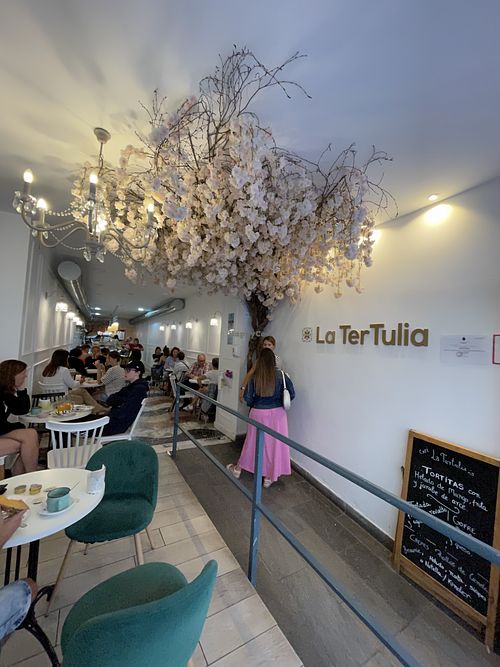 Inside  at La Tertulia in Cadiz