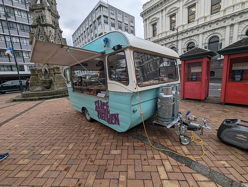 The truck at Slice of Heaven in Dunedin