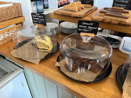 Vegan cakes (if not displayed ask for it) at The Shores in Plockton