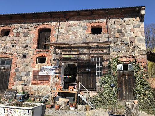 The Café Milan store from the outside  at Wildmut in Bad Belzig
