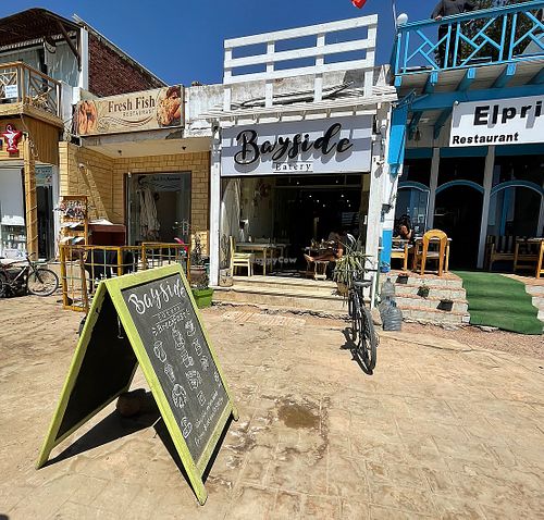 Frontal view  at Bayside Eatery in Dahab