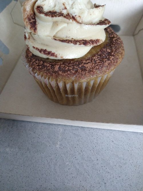 Cupcake at Sookie's Veggie Burgers in Madison