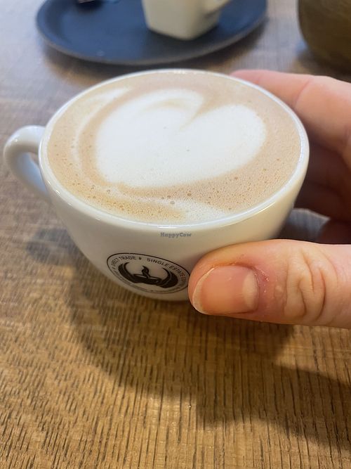 Haver cappuccino 🌱   at Chocolate Company Café in Tilburg