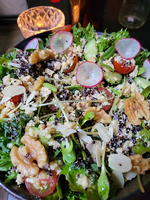 Quinoa salad at Earth House Restaurant And Wine Bar in Bangkok