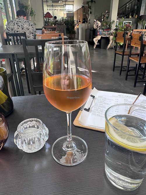 😉  at Earth House Restaurant And Wine Bar in Bangkok