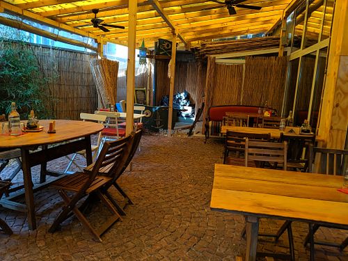 rear patio at Sunmoon - Alabin in Sofia