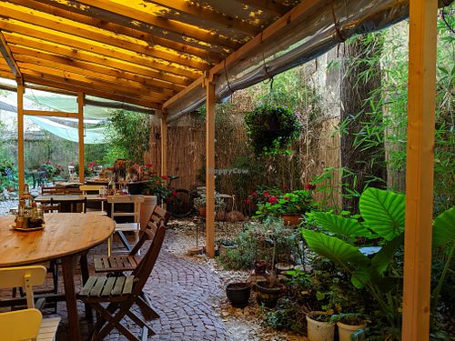 rear patio at Sunmoon - Alabin in Sofia