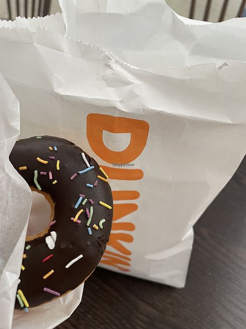 Rainbow Chocolate  at Dunkin' in Leipzig