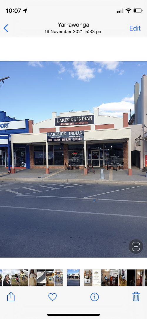   at Lakeside Indian Restaurant in Yarrawonga