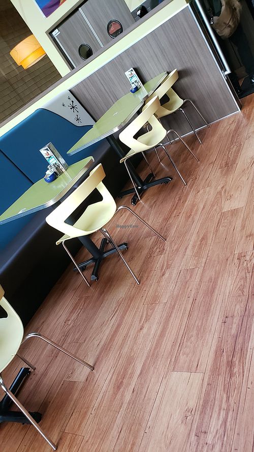 Tables. Lots of seating at Snooze in San Diego