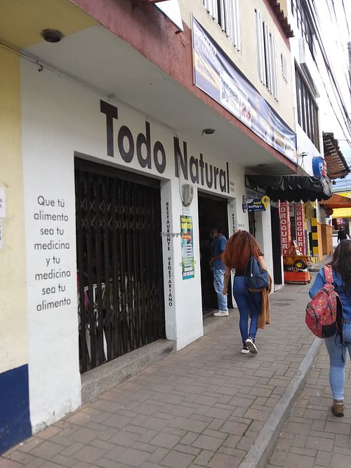 Exterior view at Restaurante Vegetariano Todo Natural in Rionegro