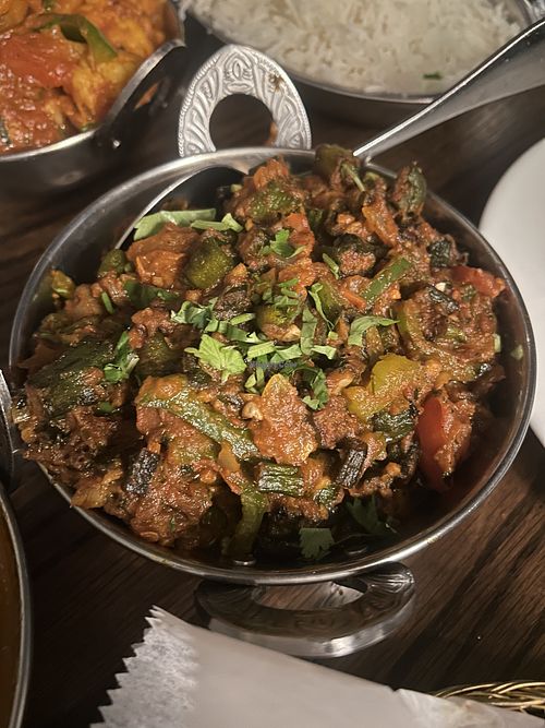 This okra dish was a hit!  at Khaab in Bexley
