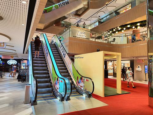 Up the escalators and it's there at Kind Kones - i12 Katong in Central Singapore