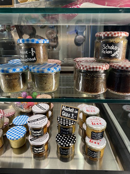 Vegan cake in a glass  at Sugar & Spice in Hochdorf