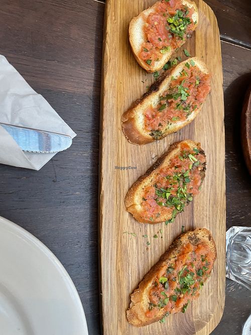 Tomato bread   at Bulerias in Chicago