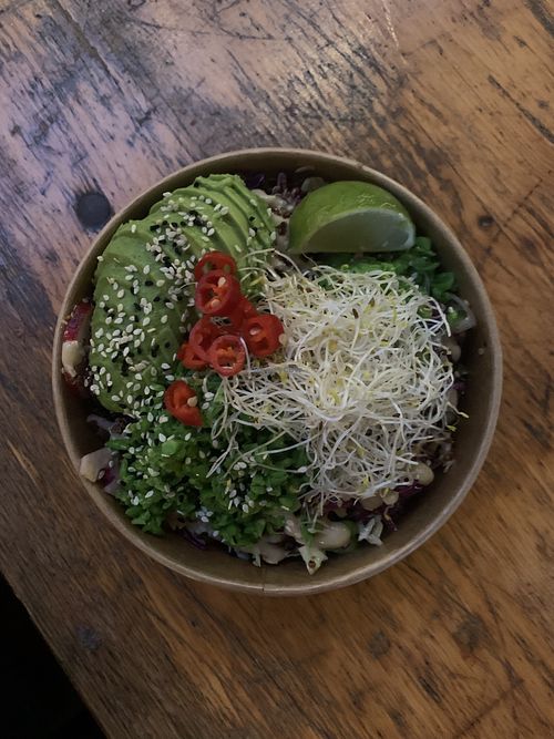 Vegan salad  at Chopped - Storms Pakhus in Odense