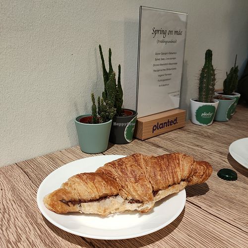 Chocolate croissant at Plänty Sandwiches in Munich