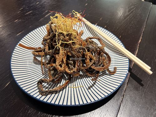 Shiitake Mushroom with Orange Shreds  at Vegedelight in Markham