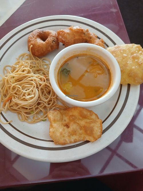 1st buffet plate at Amma's Kitchen in Cincinnati