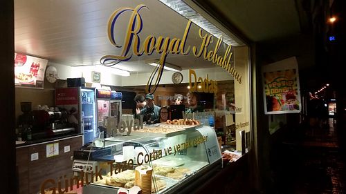 outside at Royal Kebabhaus in Munich