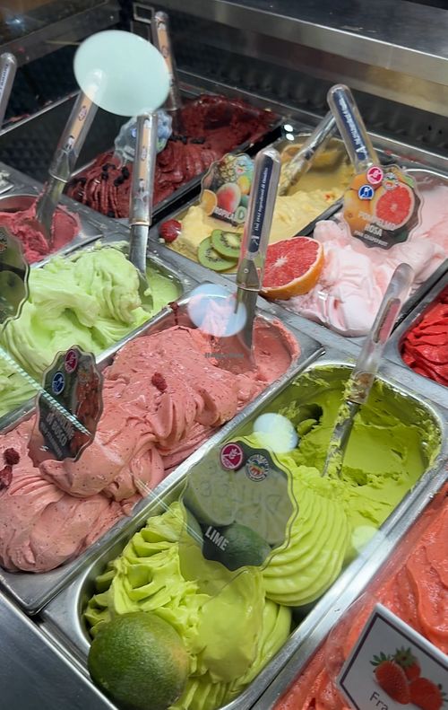   at Gelateria Della Palma in Rome