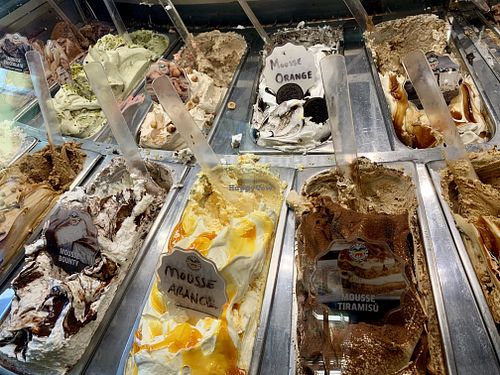 and even more at Gelateria Della Palma in Rome