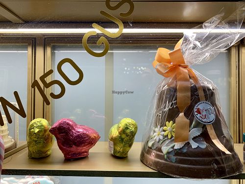 window at Gelateria Della Palma in Rome