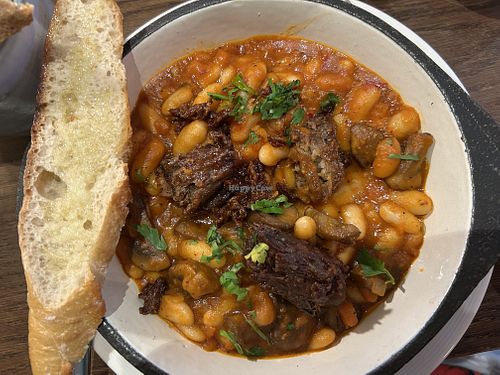 Mushroom Cassoulet   at Cote in Cardiff