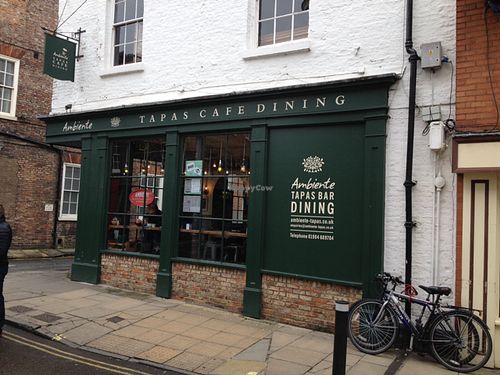 Outside at Ambiente Tapas - Goodramgate in York