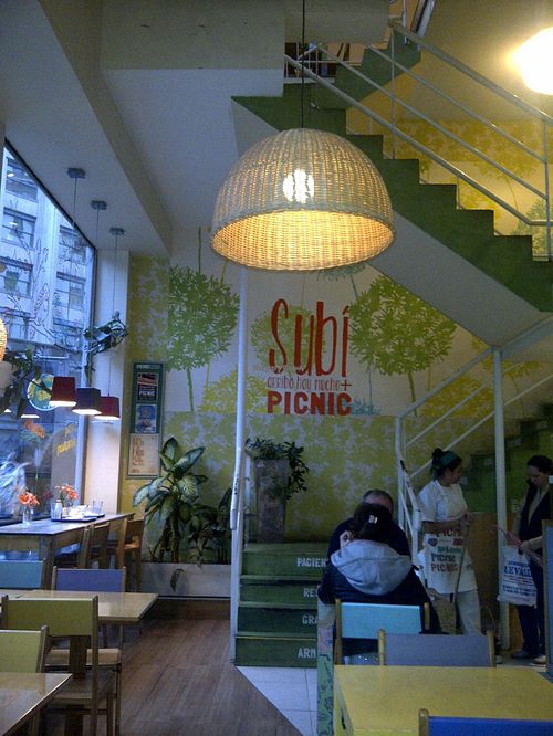 Clean, bright and spacious interior at Picnic in Buenos Aires