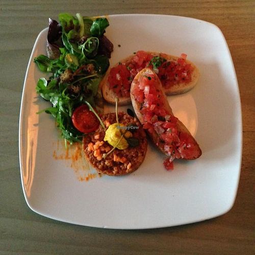 chickpea and bruschetta  at Kopps in Berlin