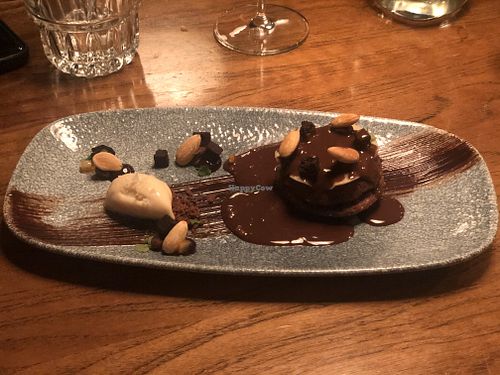 Lava cake at Kopps in Berlin