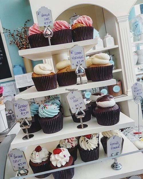 Cupcake tower! at ThimbleCakes in Ottawa