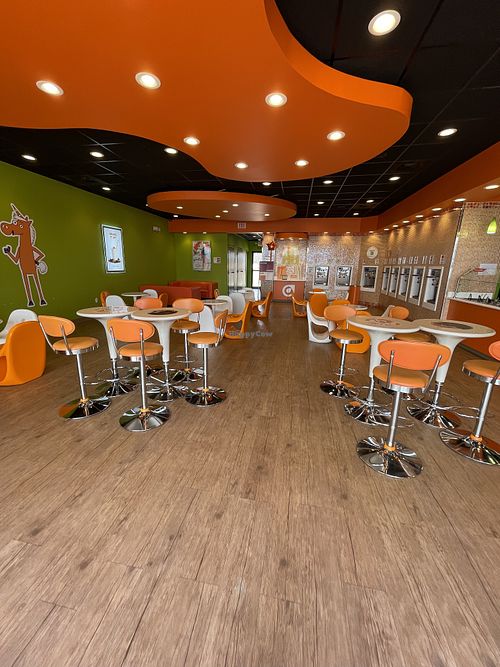 Inside  at Orange Leaf Frozen Yogurt in Mason City