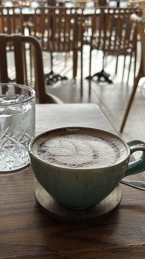 Oat Cappuccino   at Mandala Society in Marrakech