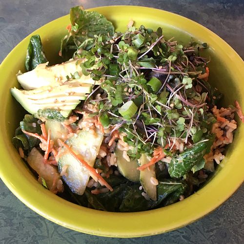 ";Accepting"; Sushi Grain Bowl at cafegSC in Santa Cruz