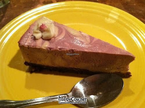 Berry cheesecake  at cafegSC in Santa Cruz