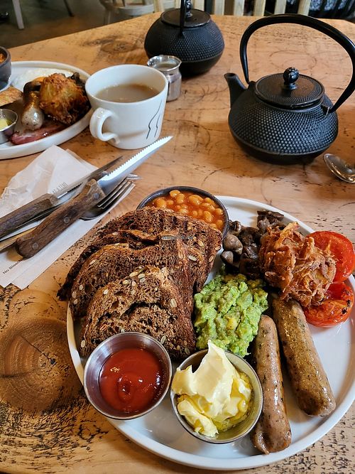 Vegan full English breakfast 😋. at F O L K in Bury St Edmunds