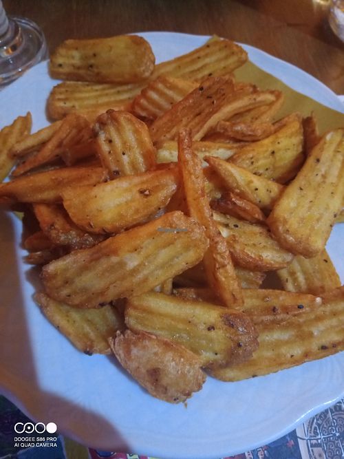 Patate.con pepe e cipolla at Black Sheep Country Pub - Pecora Nera Country Pub in Cassano Delle Murge