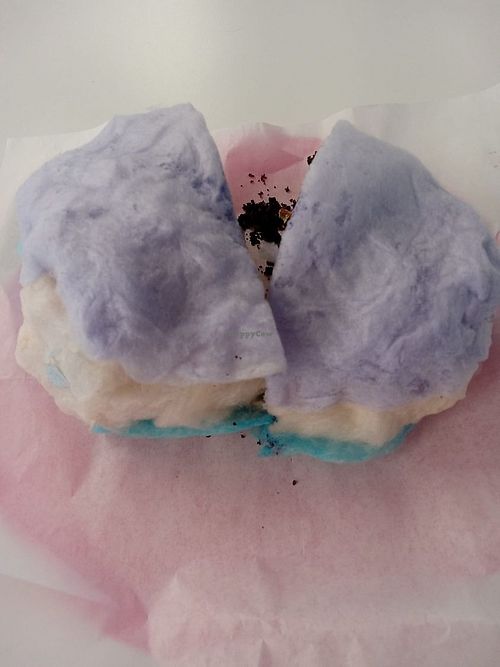 another cotton candy burrito at KIK Extreme Desserts in Cambridge