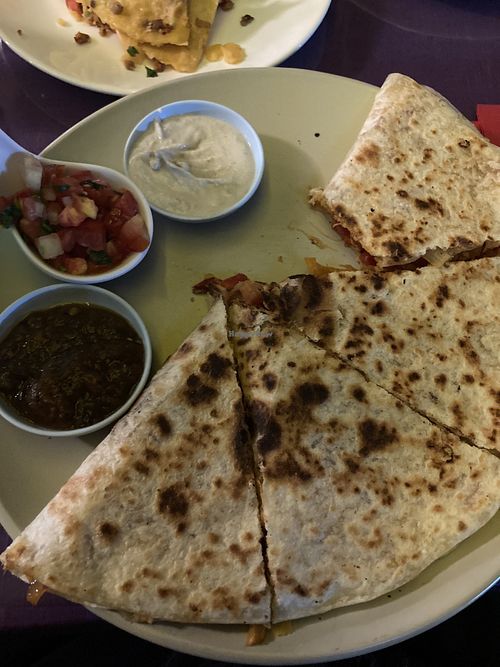 Sunrise vegan wonder quesadilla   at Sunrise Tacos - Silom in Bangkok